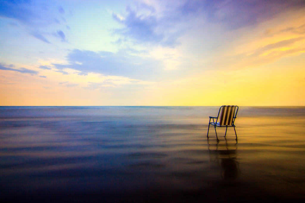 Contradictions- The ocean is both beauty and beast.